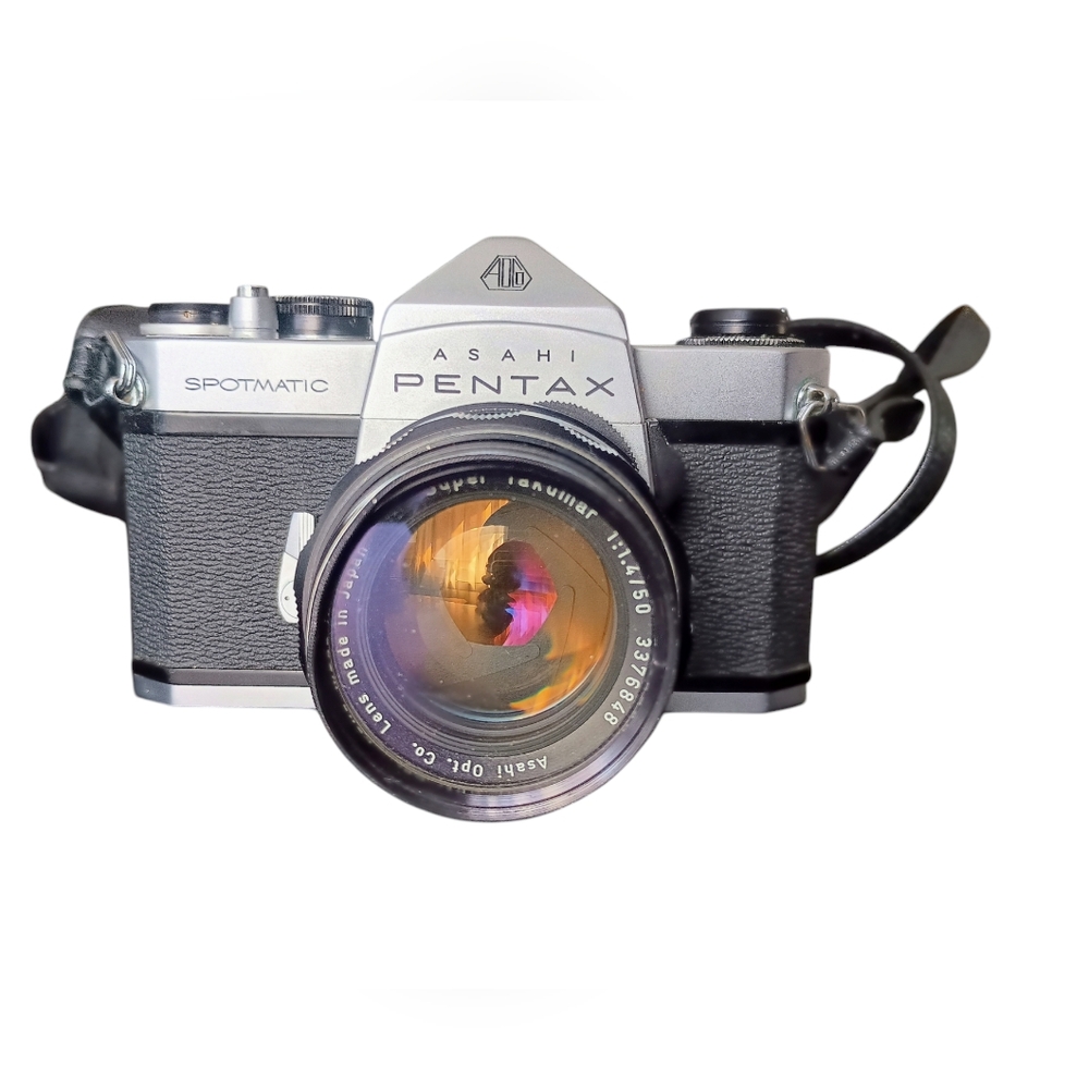 Pentax Spotmatic Black and Silver Camera